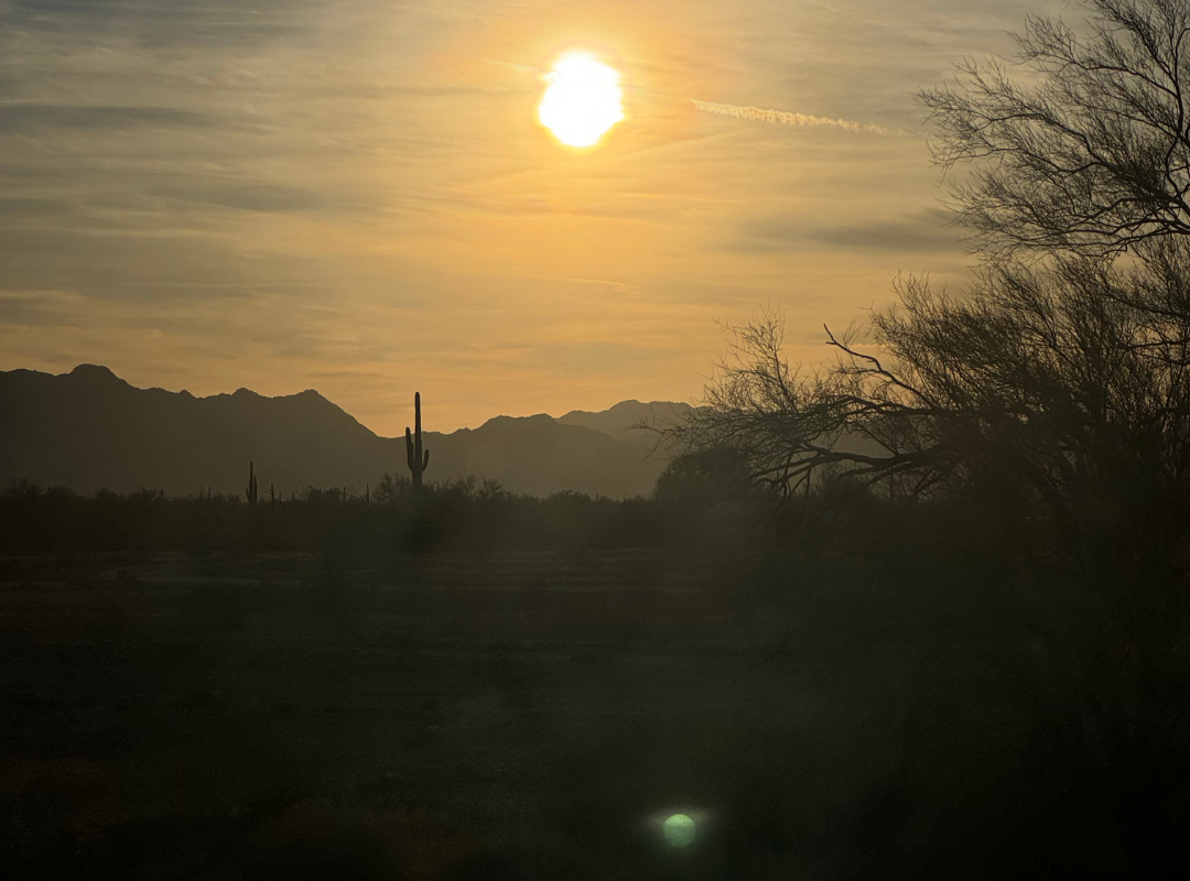 a scenic photo of Quartzite, AZ